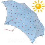 Зонт женский от солнца и дождя Fulton L752 4072 (Parasolei UPF) Цветы