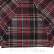 Зонт AMEYOKE OK55-CH (16) Клетка, Бордовый