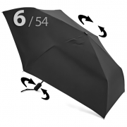 Зонт Ame Yoke OK54-R (01) Черный (M)