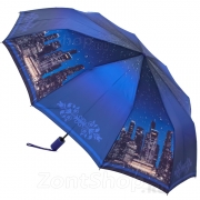 Зонт женский Diniya 2732 (17656) Ночной город (сатин)