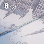 Зонт Три Слона L-3830 (M) 18030 Брюссель Бельгия (сатин)