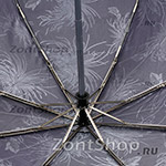 Зонт женский Три Слона 122 Жаккард 1813 Серый Цветы