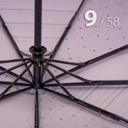 Зонт Три Слона L-3992 (A) 18181 Горох Полоска сиреневый