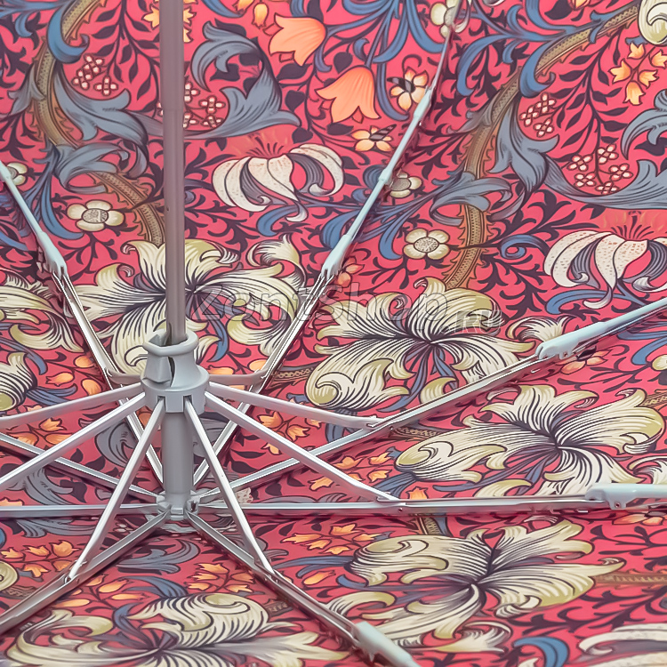 Зонт Fulton Morris & Co L907 4527 Золотой Лиловый UPF50+ (Дизайнерский)