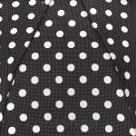 Зонт женский Fulton J346 3049 Черный с белым горохом