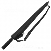 Зонт трость AMEYOKE L75 STORM (01) Черный (наконечник пластик)