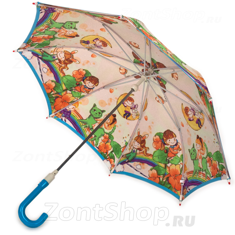 Зонт детский Zest 21551 2666 На Радуге (с фонариком)