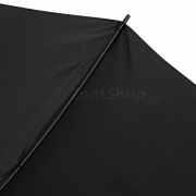 Зонт трость AMEYOKE L75 STORM (01) Черный (наконечник металл)