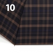 Зонт Три Слона M-6155 (17884) Клетка Синий, семейный с увеличенным куполом