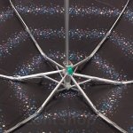 Зонт женский легкий мини Fulton L501 3522 Звезды