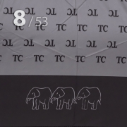 Зонт Три Слона L-4808 (A) TC 18122 Серебро, компактный