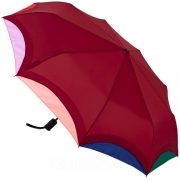 Зонт женский Vento 3275 16245 Бордовый, кант-мультиколор