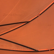 Зонт трость Glamur 9071 16878 Оранжевый/черный (двусторонний)