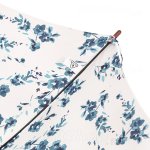 Зонт трость женский Fulton L056 2768 Porcelaine Blue Белый Синие цветы