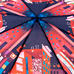 Зонт женский Zest 23745 7093 Абстракция