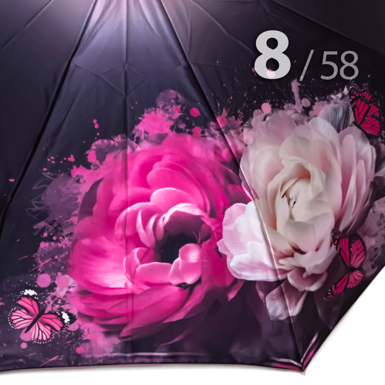 Зонт Три Слона L-3825 (M) 18024 Пионы (сатин)