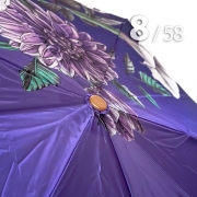 Зонт Три Слона L-3825 (P) 18273 Цветочное королевство фиолетовый (сатин)