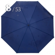 Зонт Три Слона L-4898 (C) 17913 Цветы Графика Синий, компактный облегченный