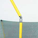Зонтик детский пляжный от солнца Derby Zanosch 408602 (UV_protect-80, двойной купол) в чехле