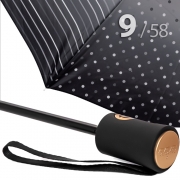 Зонт Три Слона L-3992 (A) 18180 Горох Полоска серый