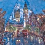 Зонт женский Trust 33377 (14988) Лондон. Дождь