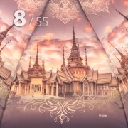 Зонт Три Слона L3883 13738 Золотая пагода, женский