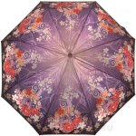 Зонт женский Три Слона 137 (G) 11912 Цветочные грезы фиолетовый (сатин)