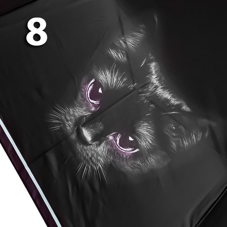 Зонт Три Слона L-3870 (A) 18820 Кошка серая кайма