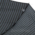 Зонт Три Слона M-8801 (6889) Черный (серая голубая полоса)
