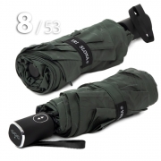 Зонт Три Слона L-4898 (C) 17915 Цветы Графика Зеленый, компактный облегченный