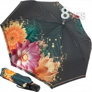 Зонт Три Слона L-3825 (Q26) 18849 Цветы зеленый (сатин)