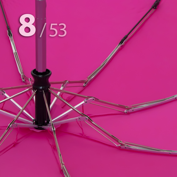 Зонт Три Слона L-4898 (C) 17910 Цветы Графика Ярко-Розовый, компактный облегченный