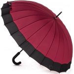 Зонт трость Chaju 608287J 15626 Цветы Бордовый (проявляющийся в дождь рисунок)