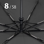 Зонт Три Слона M5600 Черный, мужской