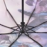 Зонт женский LAMBERTI 73748 (14974) Акварель Бабочки