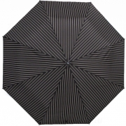 Зонт AMEYOKE OK70-CH (15) Полоса, Черный