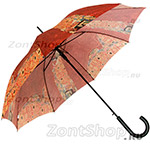 Зонт трость женский Doppler 74059 1613 H Art Collection Klimt Hoffnung II Надежда коллекционный