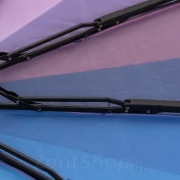 Зонт женский Diniya 2771 (16858) Радуга, синий чехол, автомат