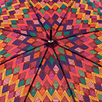Зонт трость женский Zest 51616 7118 Яркая геометрия (с чехлом)