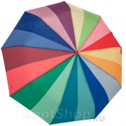 Зонт женский Amico 350 17024 Радуга (вишневый чехол)
