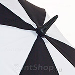 Зонт гольфер Fulton S669 2986 Stormshield Черно-белый Ветроустойчивый