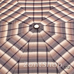 Зонт Три Слона L-3803 (K) 5285 Клетка Серый