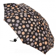 Зонт мини TopRain 5003 16400 Горох Черный