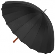 Зонт трость AMEYOKE L65-24BW (01) Черный