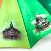 Зонт трость Санкт-Петербург Достопримечательности (арт. 915-EC)