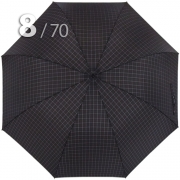 Зонт трость Три Слона M2182 (L) 11458 Клетка (гладкая ручка)