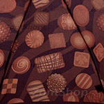 Зонт женский Airton 3916 7854 Шоколадная рапсодия