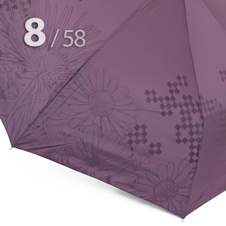 Зонт Три Слона L-3898 (C) 18370 Цветы Графика Фиолетовый