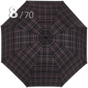 Зонт трость Три Слона M2182 (L) 11459 Клетка (гладкая ручка)