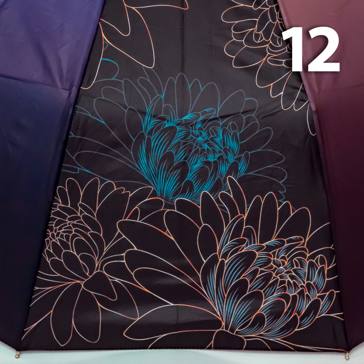 Зонт Три Слона L-3121 (C/25) 18752 Цветы, Коричневый